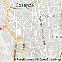Kaart Cosenza