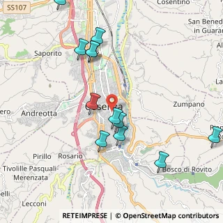 Mappa Viale Mancini, 87100 Cosenza CS, Italia (2.3725)