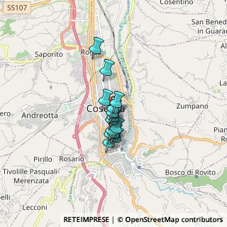 Mappa Viale Giacomo Mancini, 87100 Cosenza CS, Italia (0.99133)