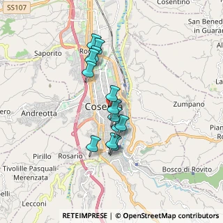 Mappa Viale Giacomo Mancini, 87100 Cosenza CS, Italia (1.53154)