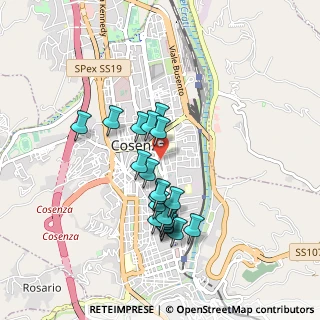 Mappa Viale Giacomo Mancini, 87100 Cosenza CS, Italia (0.867)