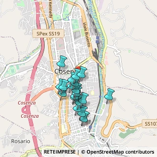 Mappa Viale Giacomo Mancini, 87100 Cosenza CS, Italia (0.7895)