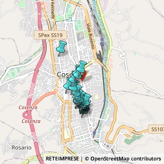 Mappa Viale Giacomo Mancini, 87100 Cosenza CS, Italia (0.695)