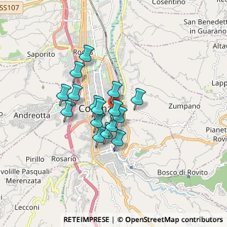 Mappa Via Giovan Battista Martini, 87100 Cosenza CS, Italia (1.33375)