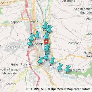 Mappa Via Giovan Battista Martini, 87100 Cosenza CS, Italia (1.66429)