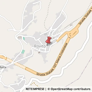 Mappa Via Palazzo, 7, 87050 Rovito CS, Italia, 87050 Rovito, Cosenza (Calabria)