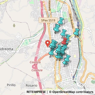 Mappa Via Bernardo, 87100 Cosenza CS, Italia (0.796)