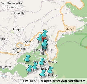 Mappa Via Bruno Buozzi, 87053 Celico CS, Italia (2.02182)
