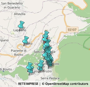 Mappa Via Bruno Buozzi, 87053 Celico CS, Italia (1.81278)