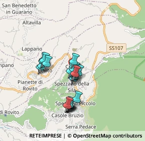 Mappa Via Bruno Buozzi, 87053 Celico CS, Italia (1.5615)