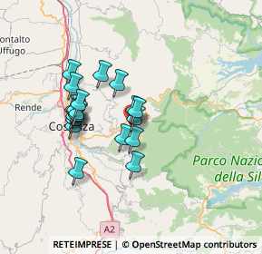 Mappa Via Antonio Gramsci, 87053 Celico CS, Italia (6.303)