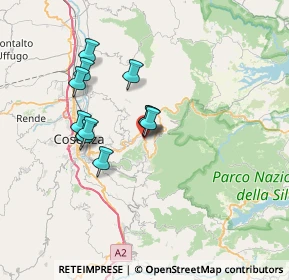 Mappa Via Bruno Buozzi, 87053 Celico CS, Italia (6.16091)