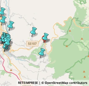 Mappa Via Bruno Buozzi, 87053 Celico CS, Italia (7.0525)