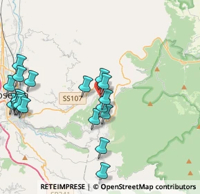 Mappa Via Bruno Buozzi, 87053 Celico CS, Italia (5.217)