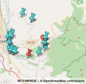 Mappa Via Antonio Gramsci, 87053 Celico CS, Italia (5.1225)