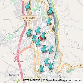 Mappa Piazza Bonaventura Zumbini, 87100 Cosenza CS, Italia (1.01938)