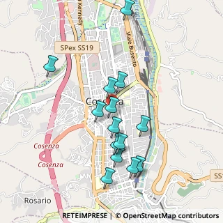 Mappa Piazza Bonaventura Zumbini, 87100 Cosenza CS, Italia (0.99214)