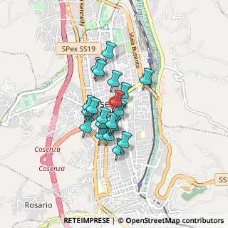 Mappa Piazza Bilotti, 87100 Cosenza CS, Italia (0.6005)