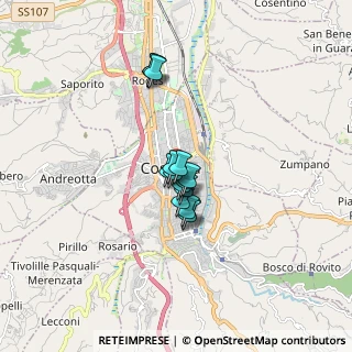 Mappa Piazza Bilotti, 87100 Cosenza CS, Italia (1.13667)