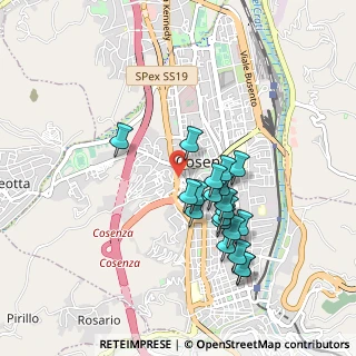 Mappa Via Tommaso Telesio, 87100 Cosenza CS, Italia (0.888)