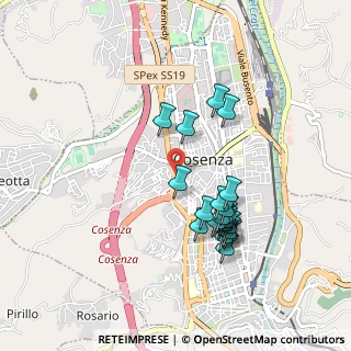 Mappa Via Pomponio Leto, 87100 Cosenza CS, Italia (0.922)