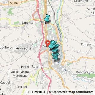 Mappa Via Pomponio Leto, 87100 Cosenza CS, Italia (1.24267)