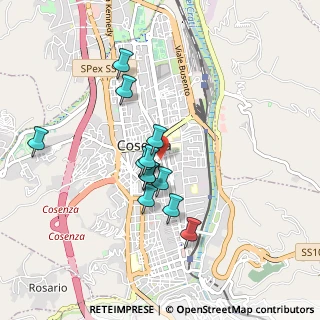 Mappa Via Ugo Cavalcanti, 87100 Cosenza CS, Italia (0.82417)