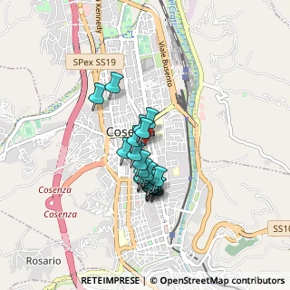 Mappa Via Ugo Cavalcanti, 87100 Cosenza CS, Italia (0.667)