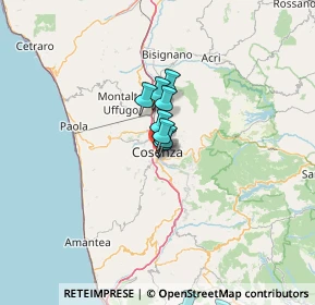 Mappa 87020 Cosenza CS, Italia (22.17)