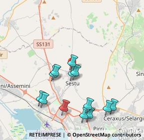 Mappa Via S. Simmaco, 09028 Sestu CA, Italia (4.41462)