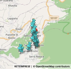 Mappa 87058 Spezzano della Sila CS, Italia (1.37938)