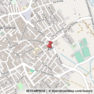 Mappa Via Pietro Maroncelli, 1, 09048 Sinnai, Cagliari (Sardegna)