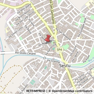 Mappa Via Levata, 1, 09028 Sestu, Cagliari (Sardegna)