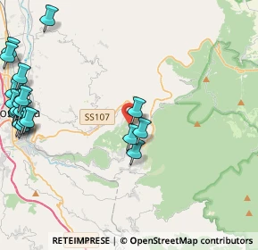 Mappa Via Fausto Gullo, 87058 Spezzano della Sila CS, Italia (6.5215)