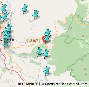Mappa Via Fausto Gullo, 87058 Spezzano della Sila CS, Italia (6.125)
