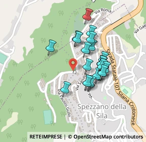 Mappa Via Fausto Gullo, 87058 Spezzano della Sila CS, Italia (0.1963)