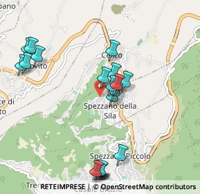 Mappa Via Fausto Gullo, 87058 Spezzano della Sila CS, Italia (1.196)