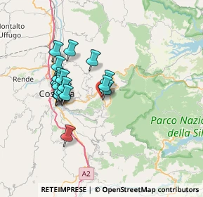 Mappa Via Fausto Gullo, 87058 Spezzano della Sila CS, Italia (6.722)