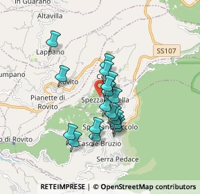 Mappa Via Fausto Gullo, 87058 Spezzano della Sila CS, Italia (1.41611)
