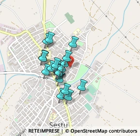 Mappa Via Caboni, 09028 Sestu CA, Italia (0.3505)