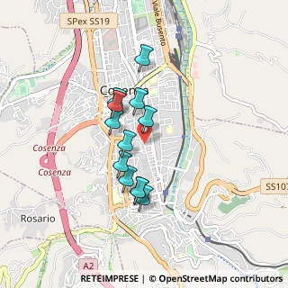 Mappa Via Pietro De Roberto, 87100 Cosenza CS, Italia (0.74917)