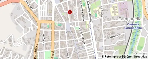 Mappa Cosenza