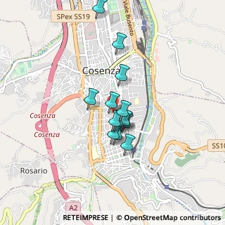 Mappa Via Gregorio Nigro Imperiale, 87100 Cosenza CS, Italia (0.65929)