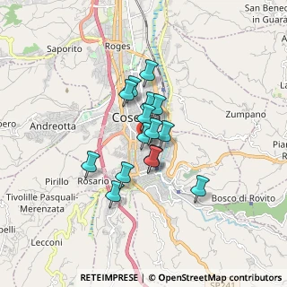 Mappa Via Gregorio Nigro Imperiale, 87100 Cosenza CS, Italia (1.24067)
