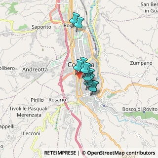 Mappa Via Umberto Tancredi, 87100 Cosenza CS, Italia (1.0175)