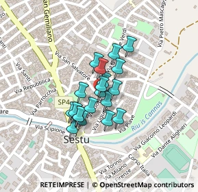 Mappa Via Gorizia, 09028 Sestu CA, Italia (0.1495)