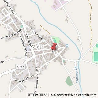 Mappa Via V. Emanuele, 7, 09010 Musei, Carbonia-Iglesias (Sardegna)