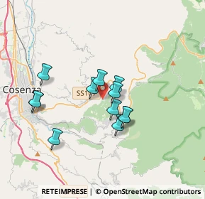 Mappa Via Sandro Pertini, 87053 Celico CS, Italia (3.16833)