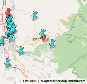 Mappa Via Sandro Pertini, 87053 Celico CS, Italia (6.682)