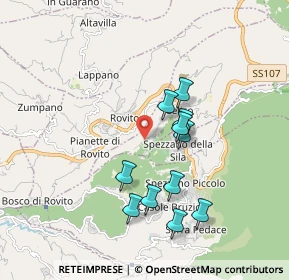 Mappa Via Sandro Pertini, 87053 Celico CS, Italia (1.79455)